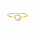 Forgyldt Cirkelring Mini