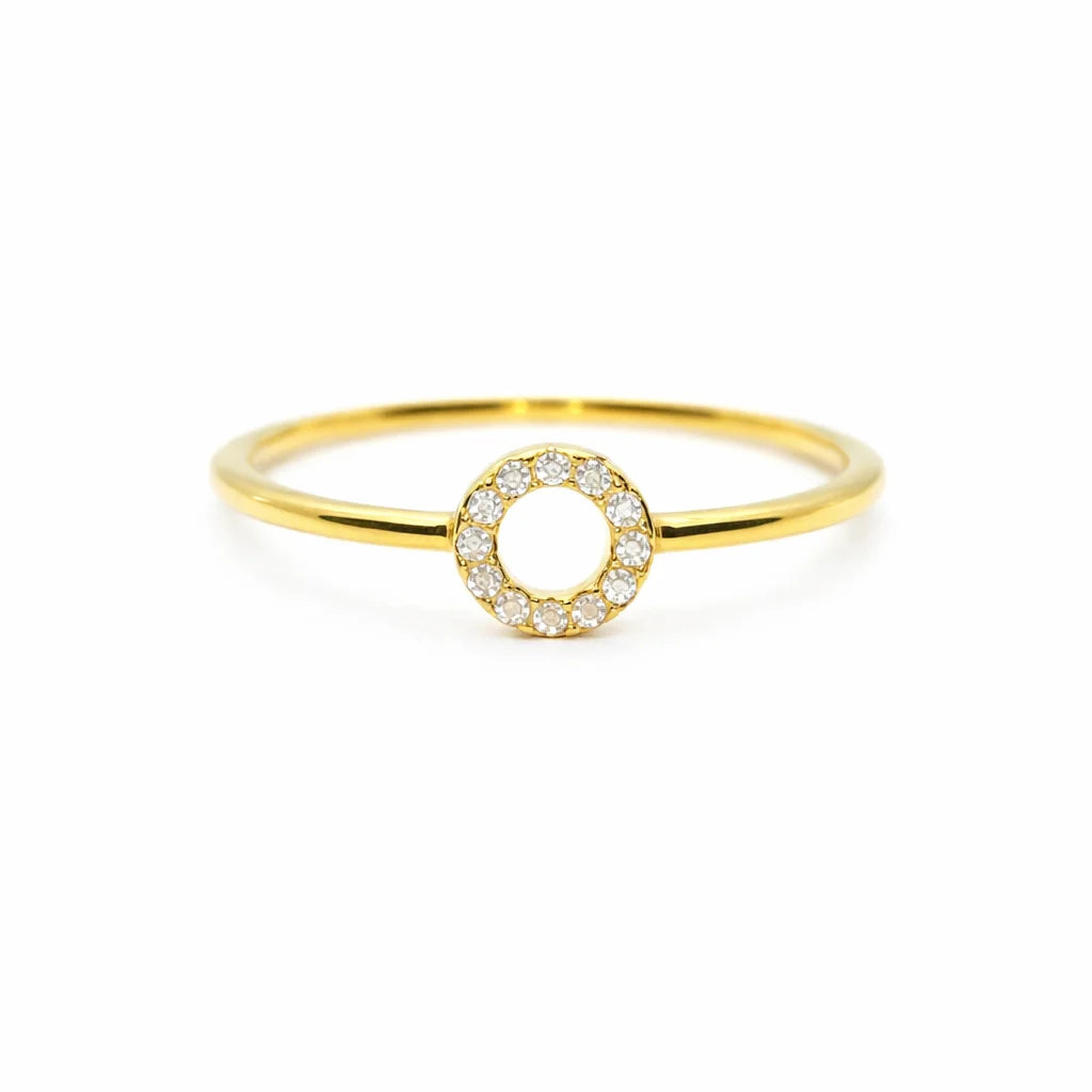 Forgyldt Cirkelring Mini