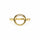Forgyldt Buet Cirkel Ring