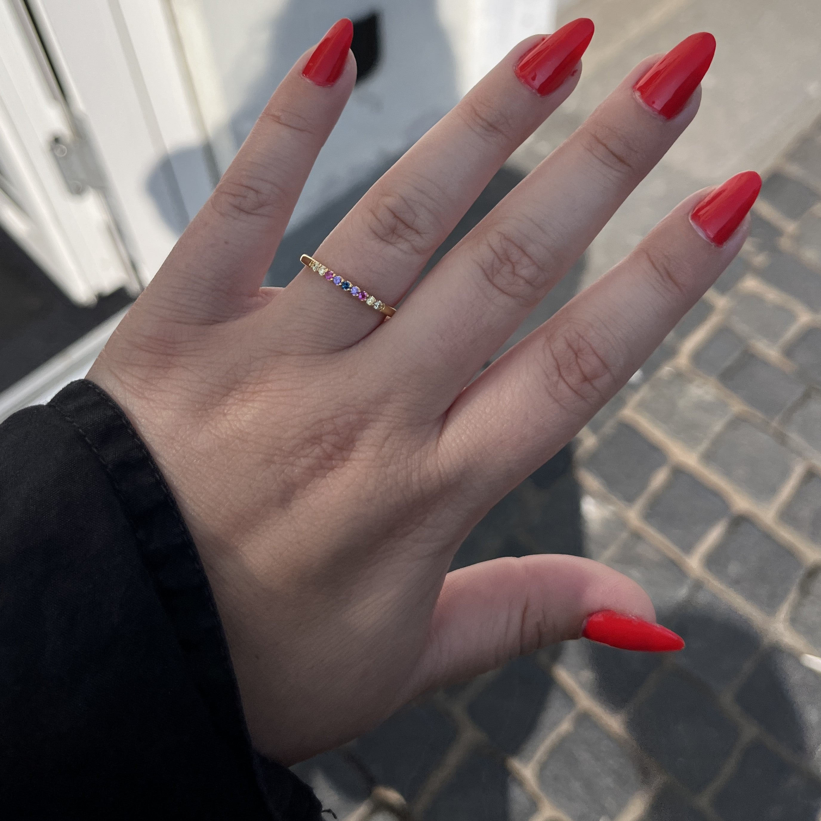 Forgyldt Multicolor Ring
