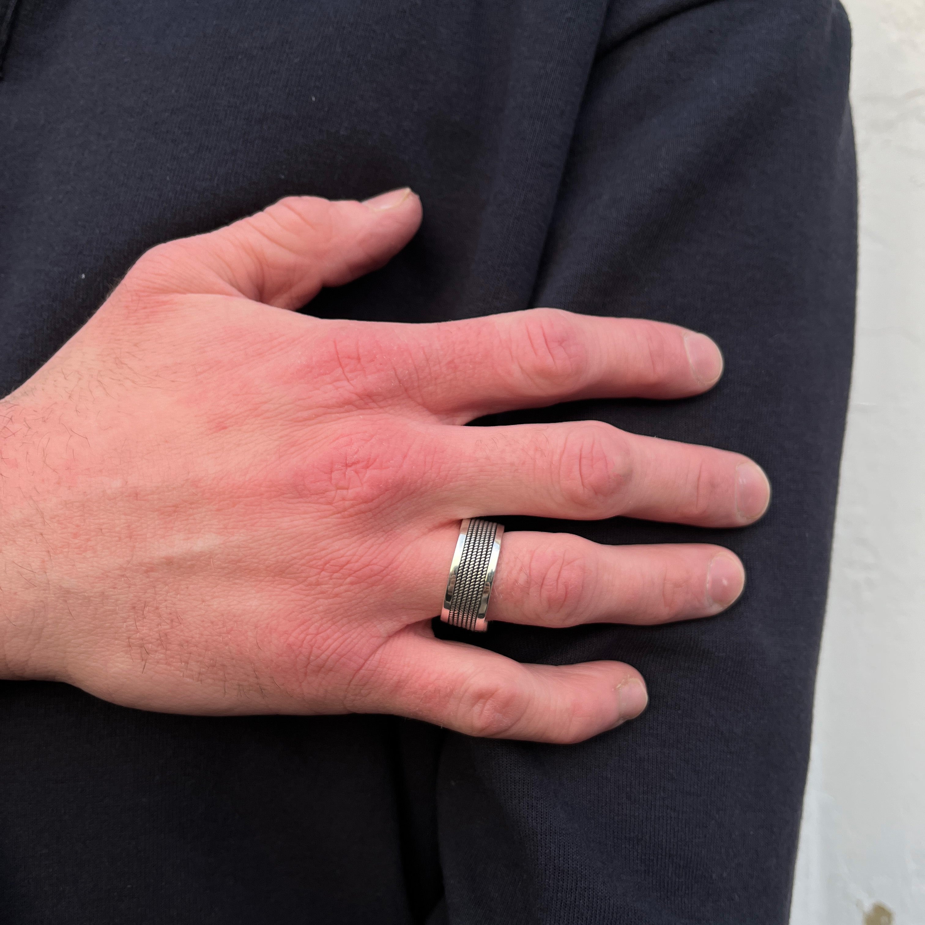 Ring Sølv Oxyderet