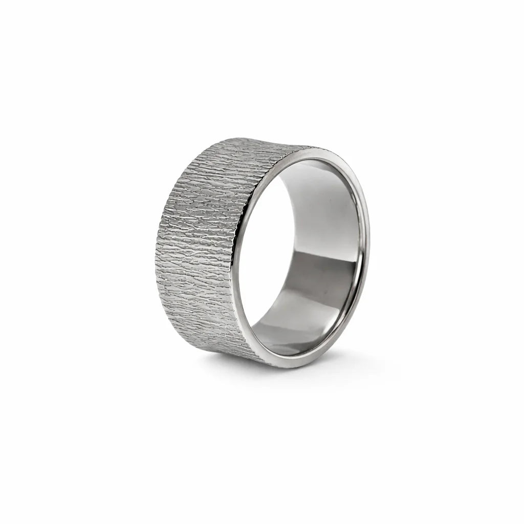 Sølv Matteret Ring