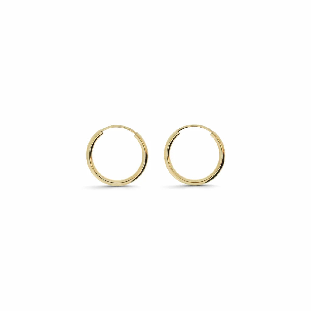 9 Karat Creoler 12mm