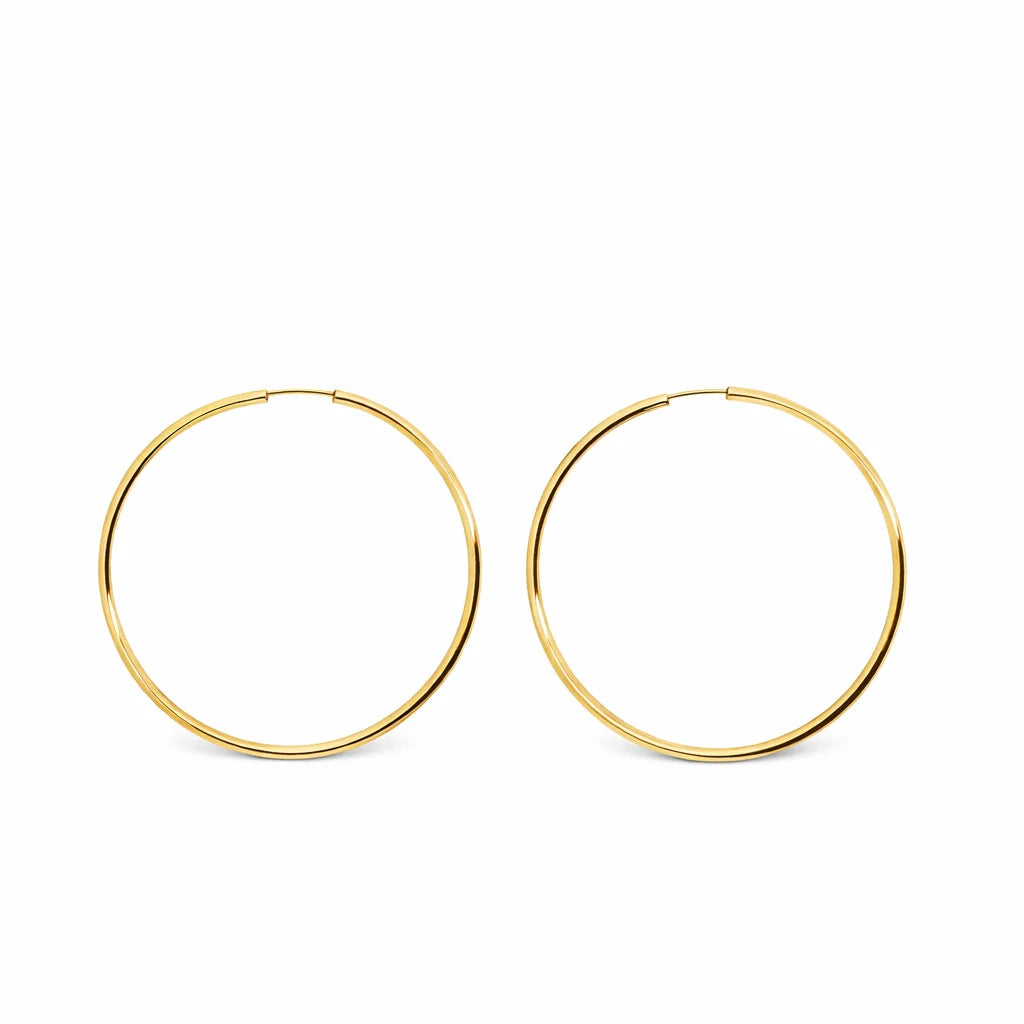 9 Karat Creoler 40mm