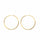 9 Karat Creoler 40mm