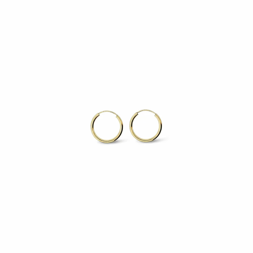 9 Karat Creoler 8mm