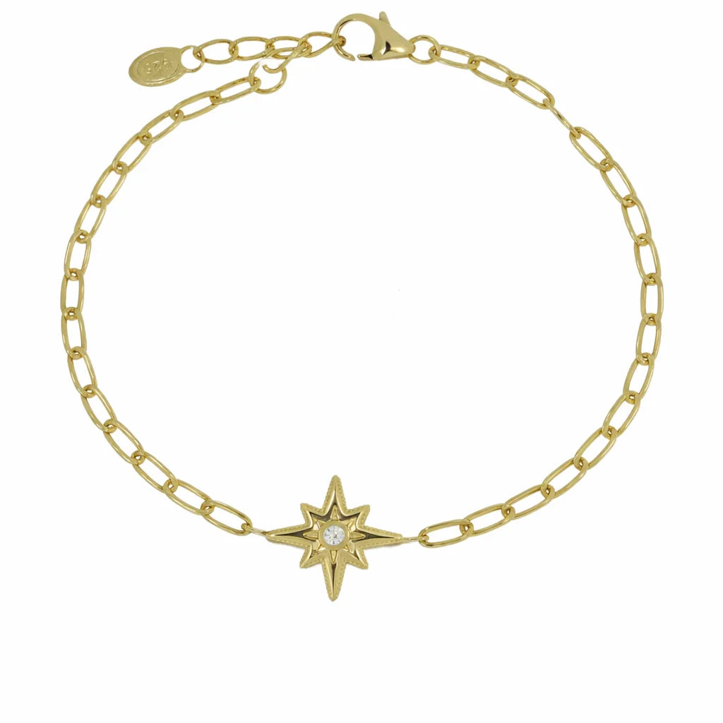 Forgyldt Stjerne Armbånd