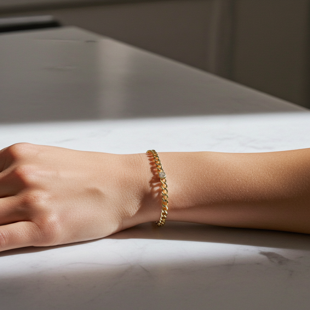 Forgyldt Shine Armbånd