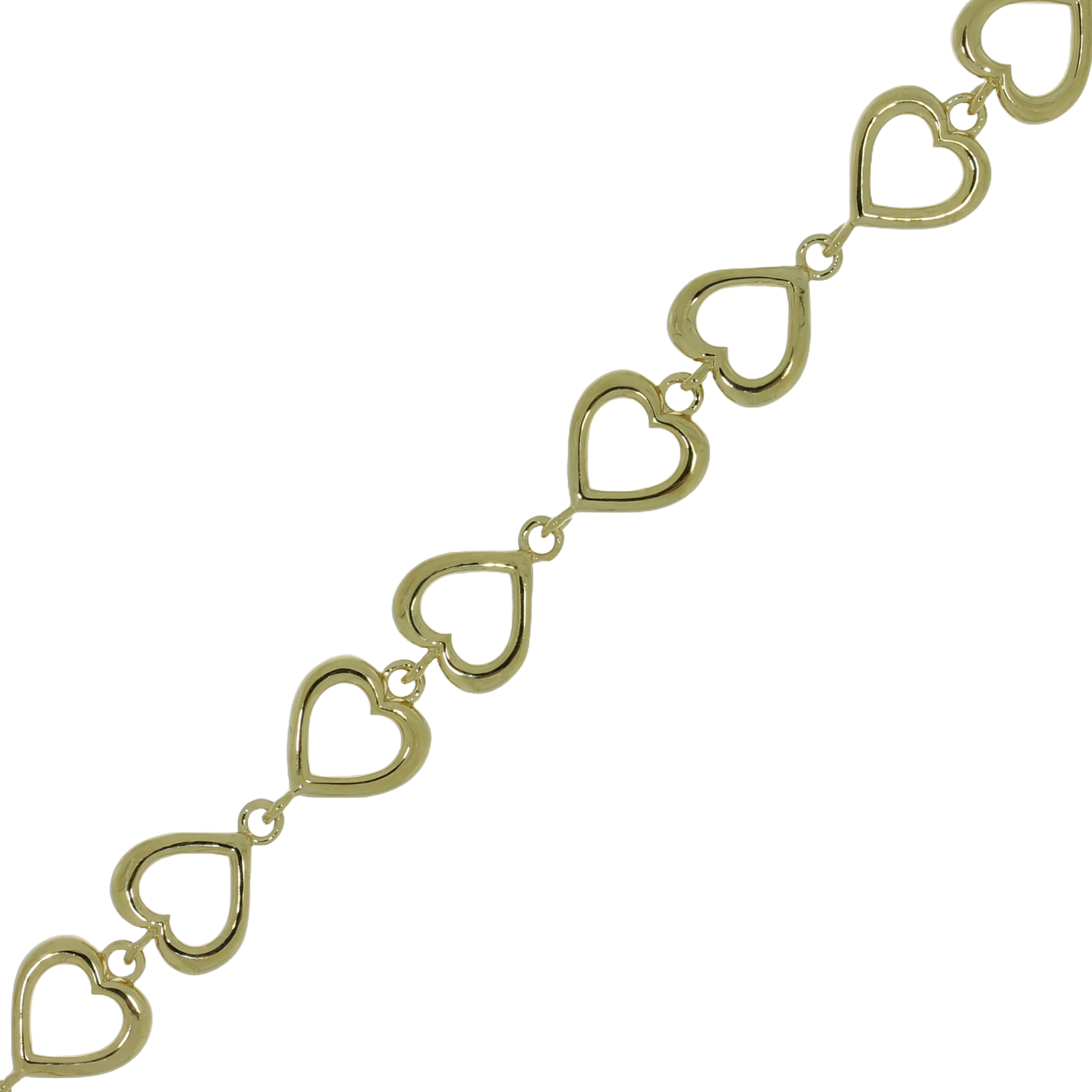 Forgyldt Evige Hjerte Armbånd