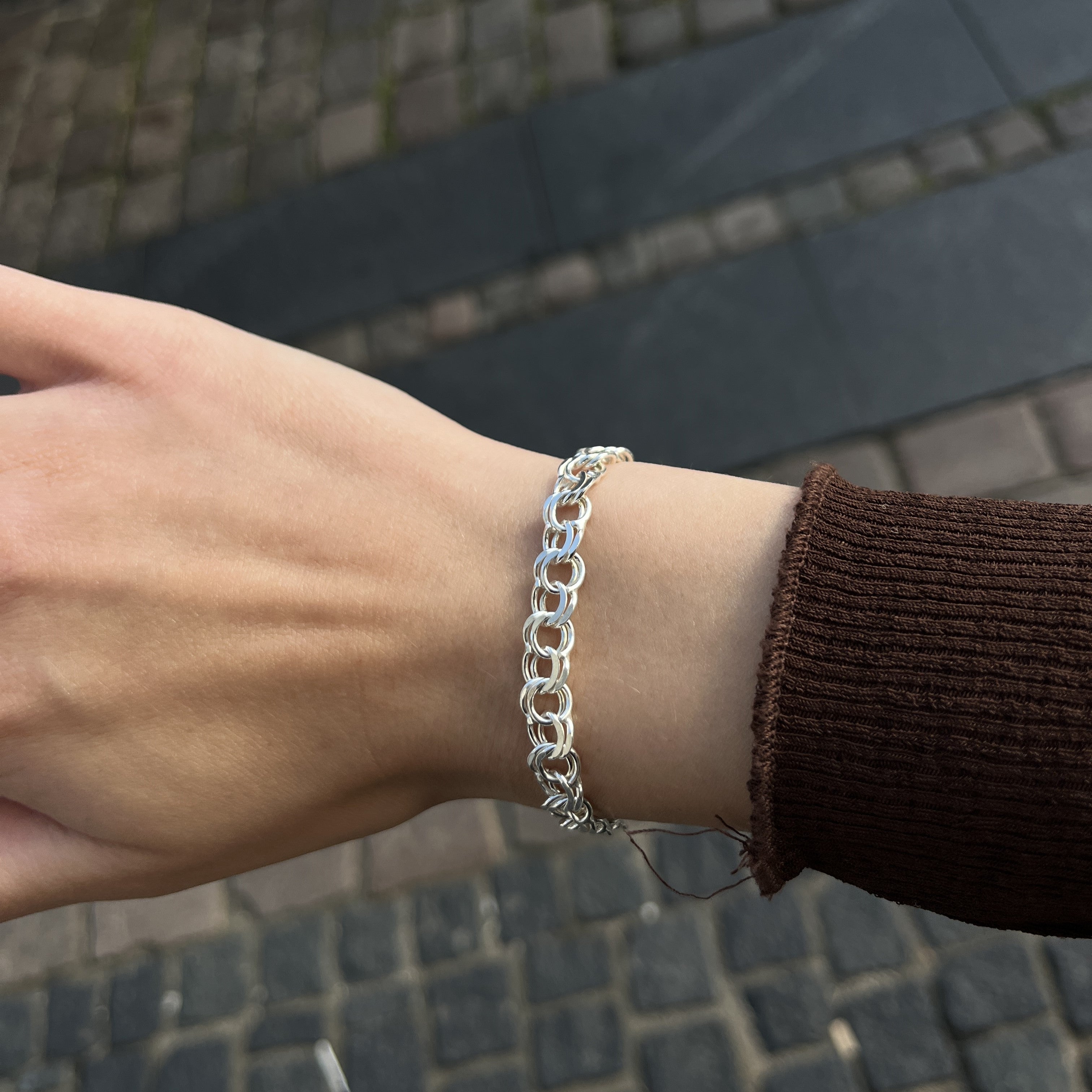 Sølv Bismark Armbånd