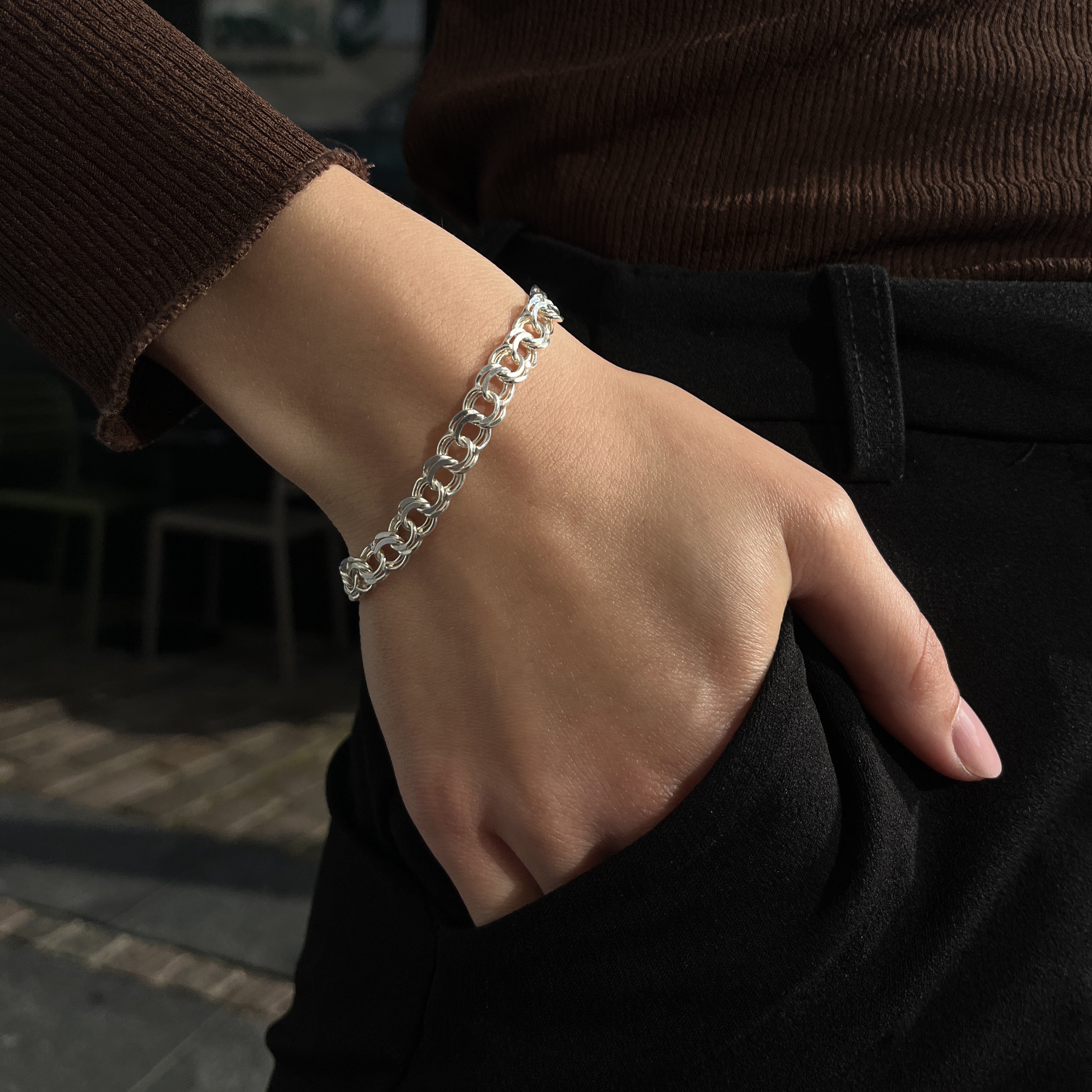 Sølv Bismark Armbånd