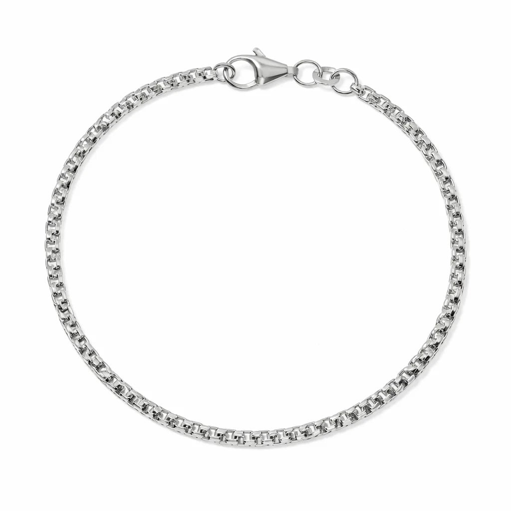 Sølv Afrundede Led Armbånd