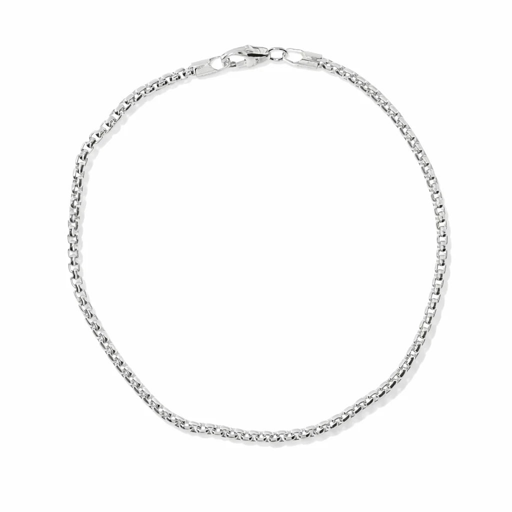 Sølv Flettet Lænke Armbånd Small