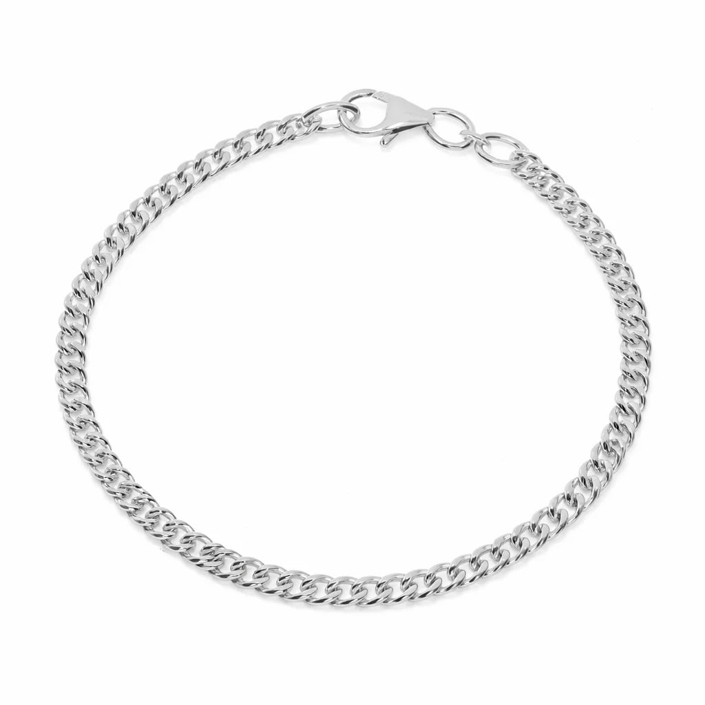 Sølv Rund Panser Armbånd
