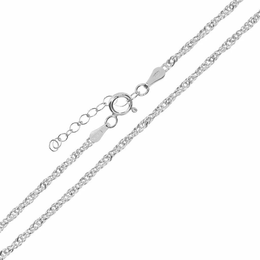 Sølv Singapore Ankelkæde
