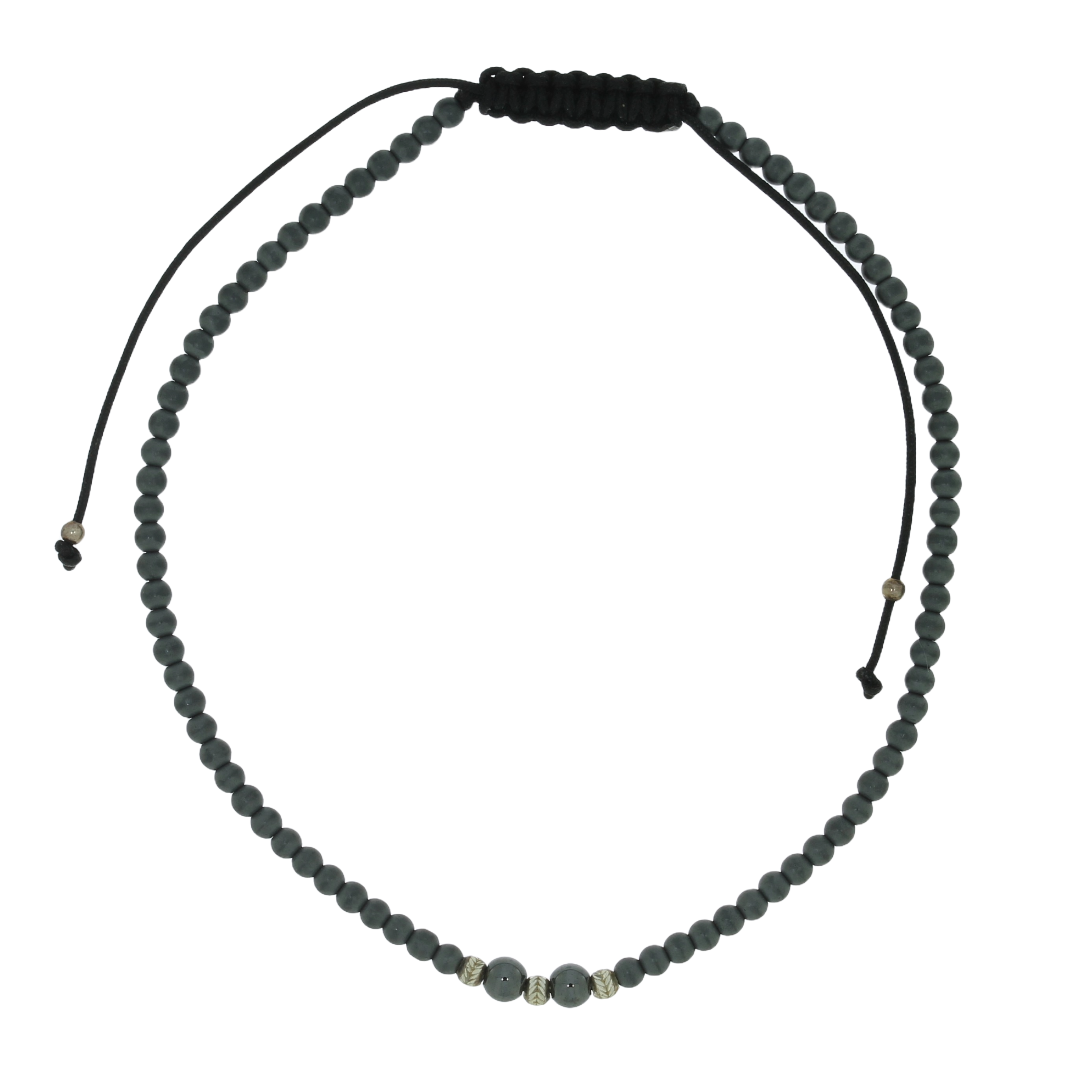 Lysegrå Sten Armbånd