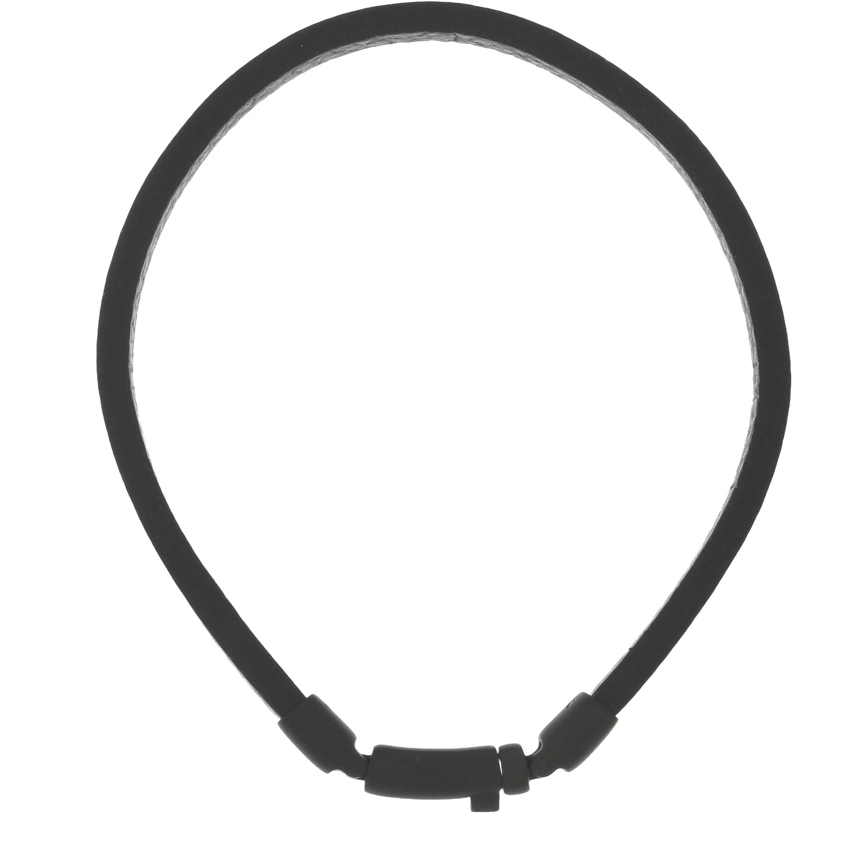 Læderarmbånd Sort