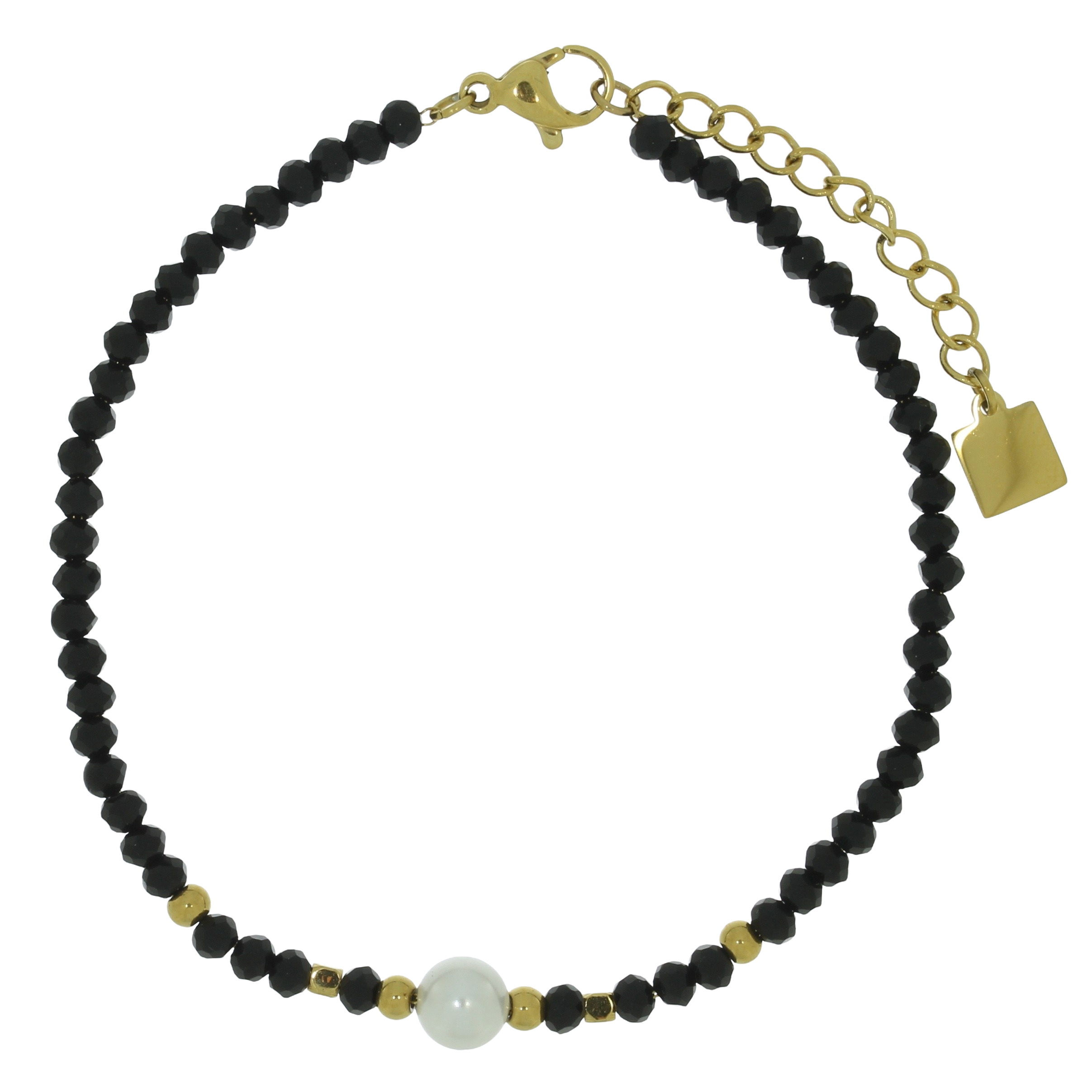 Onyx Perle Armbånd