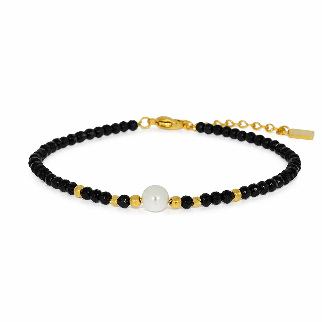 Onyx Perle Armbånd