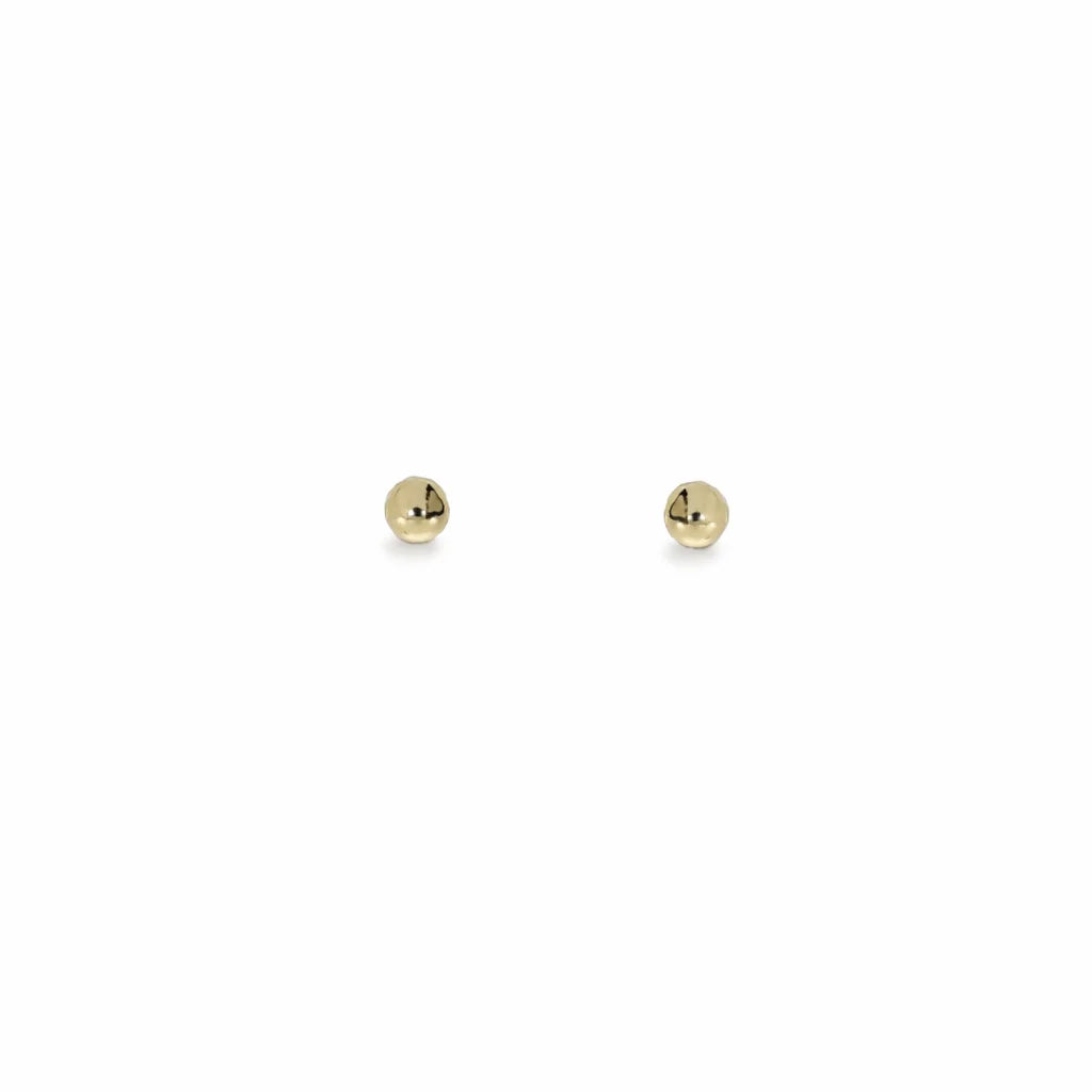 8 Karat Kugle Ørestikker 3mm