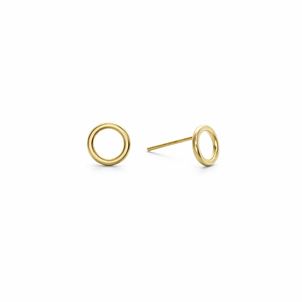 8 Karat Cirkel Ørestikker