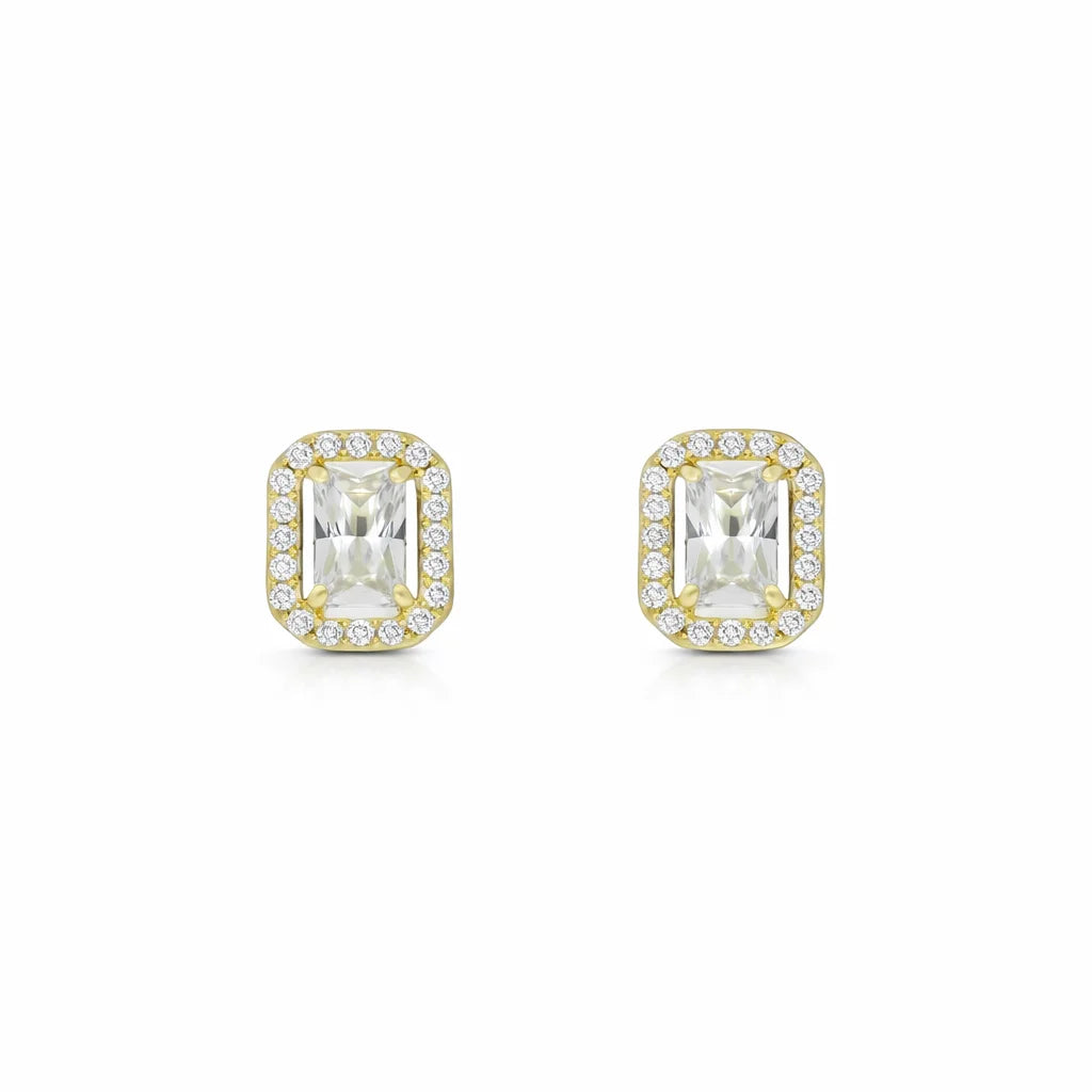 8 Karat Roset Ørestikker