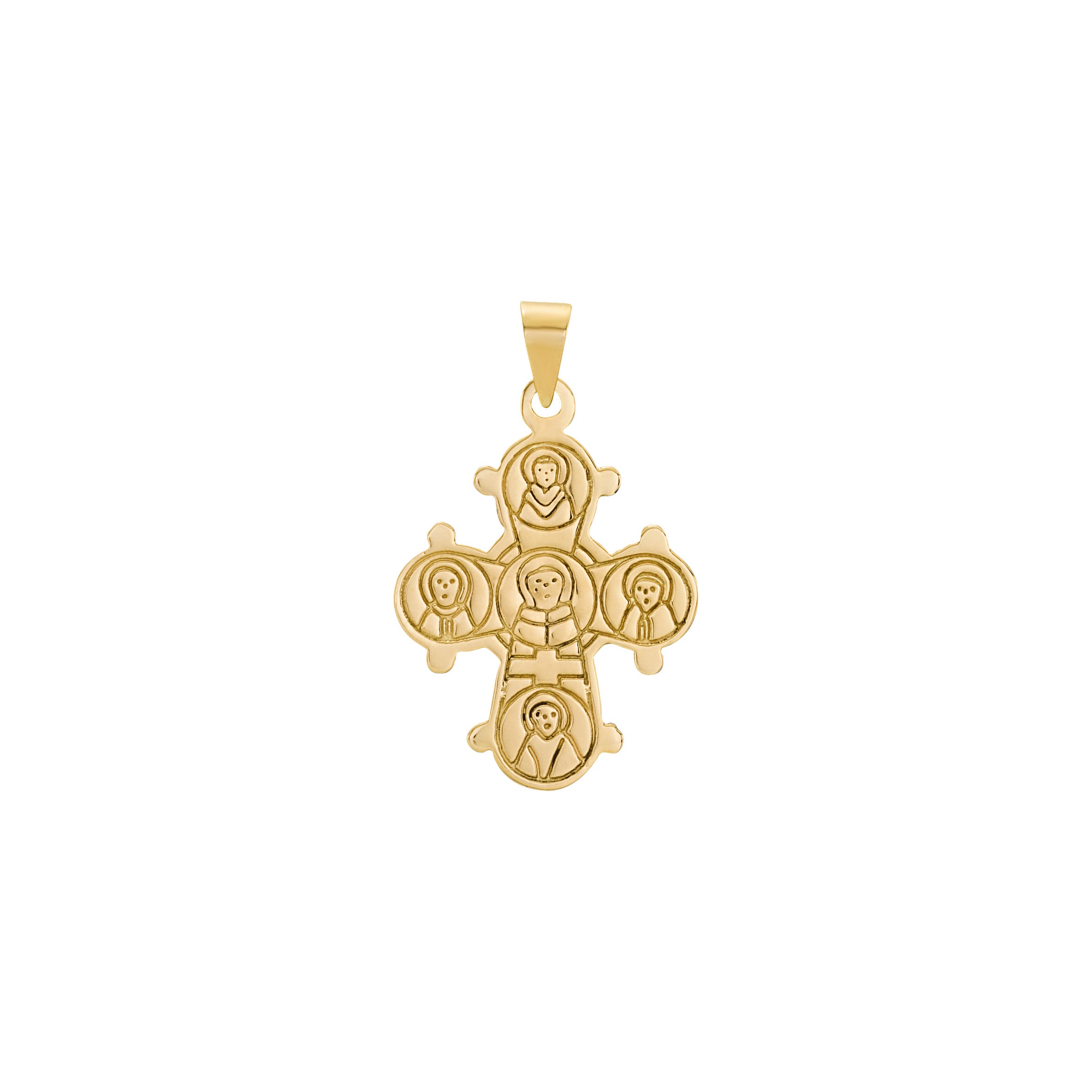14 Karat dagmarkors 15x12 mm
