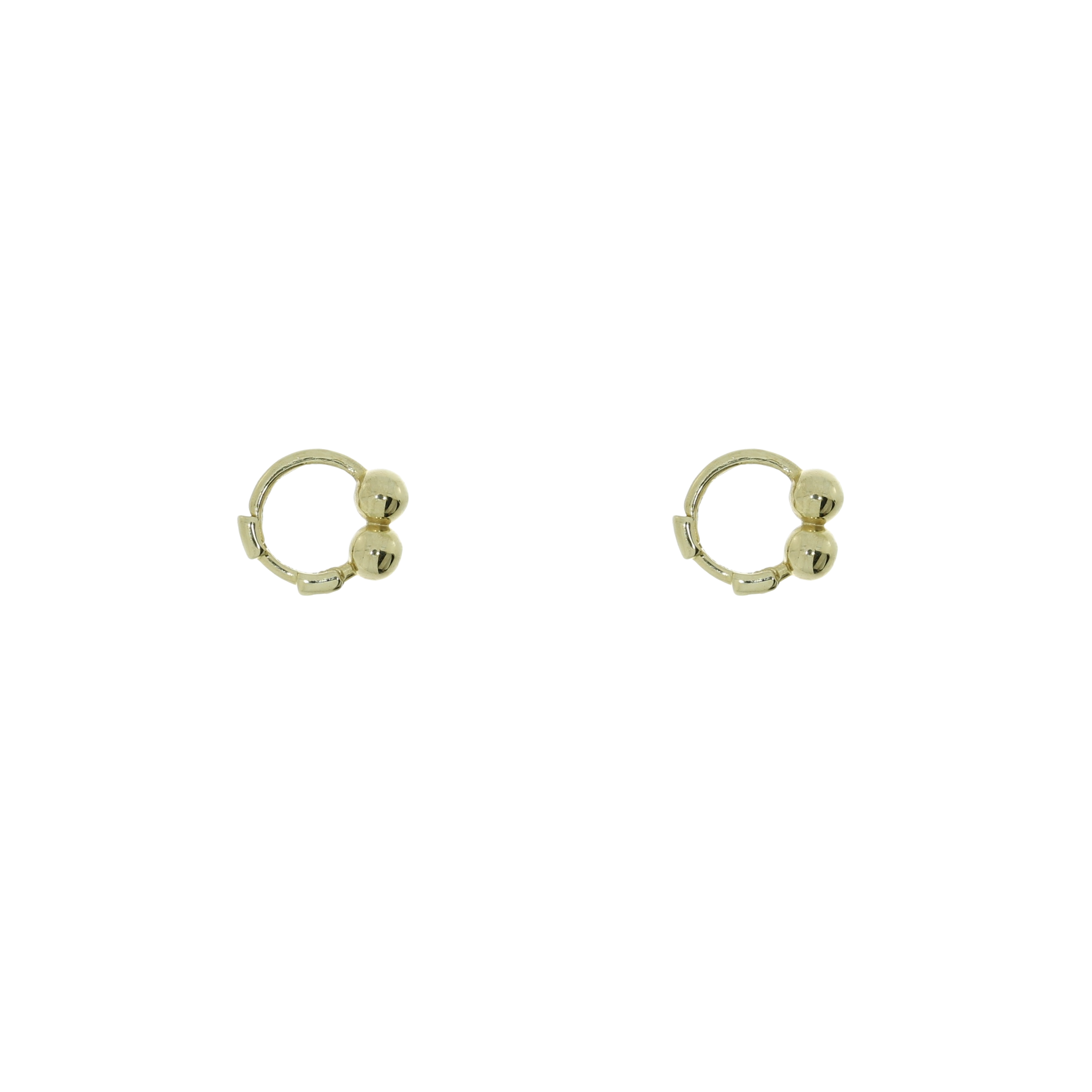 8 Karat Kugle Mini Creoler