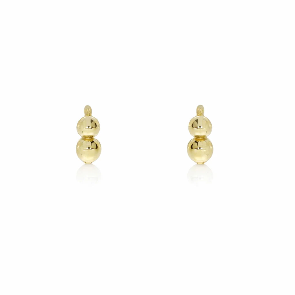 8 Karat Kugle Mini Creoler