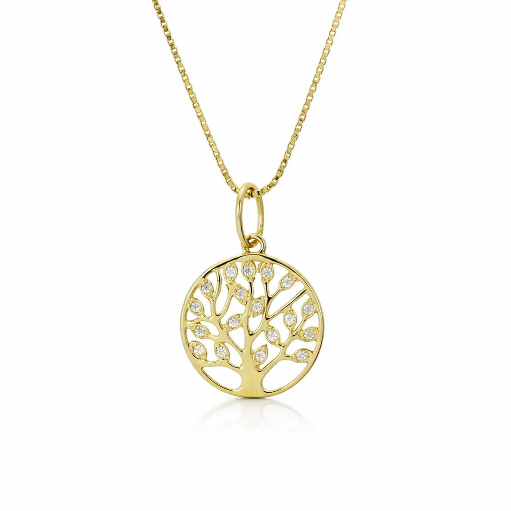 9 Karat Livets Træ Vedhæng