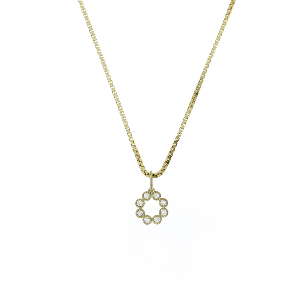 8 Karat Cirkel Halskæde