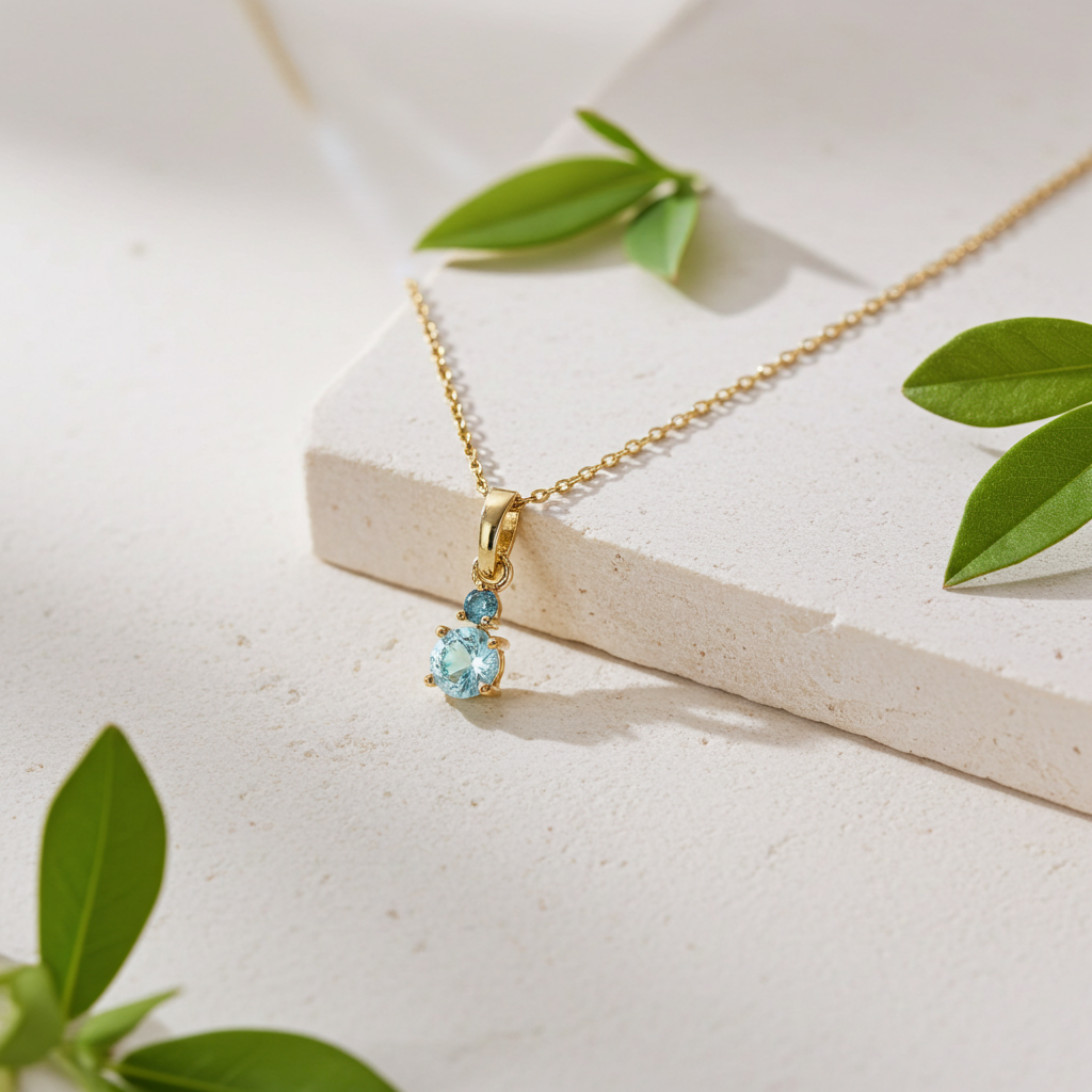 8 Karat Topas Vedhæng