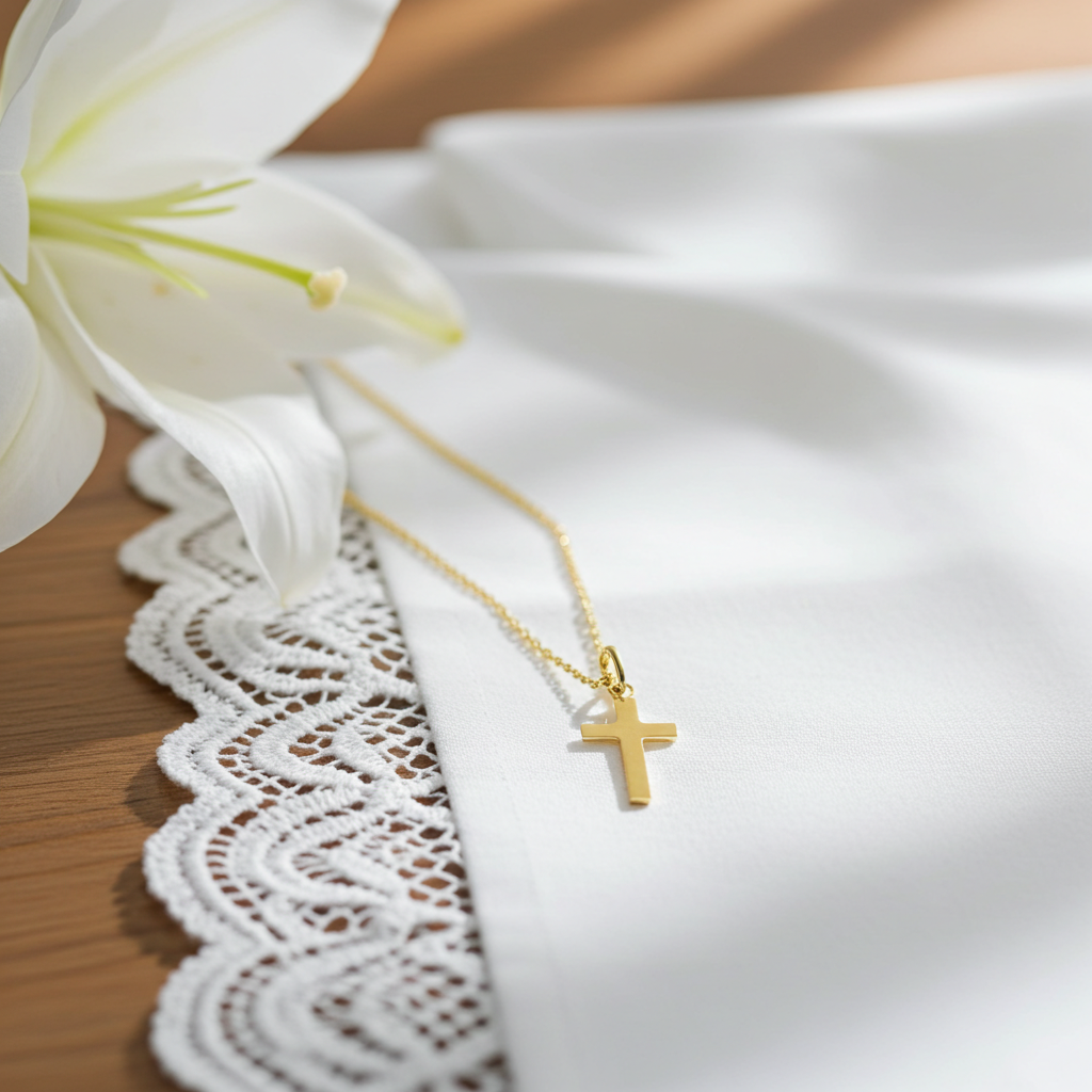 8 Karat Kors Vedhæng