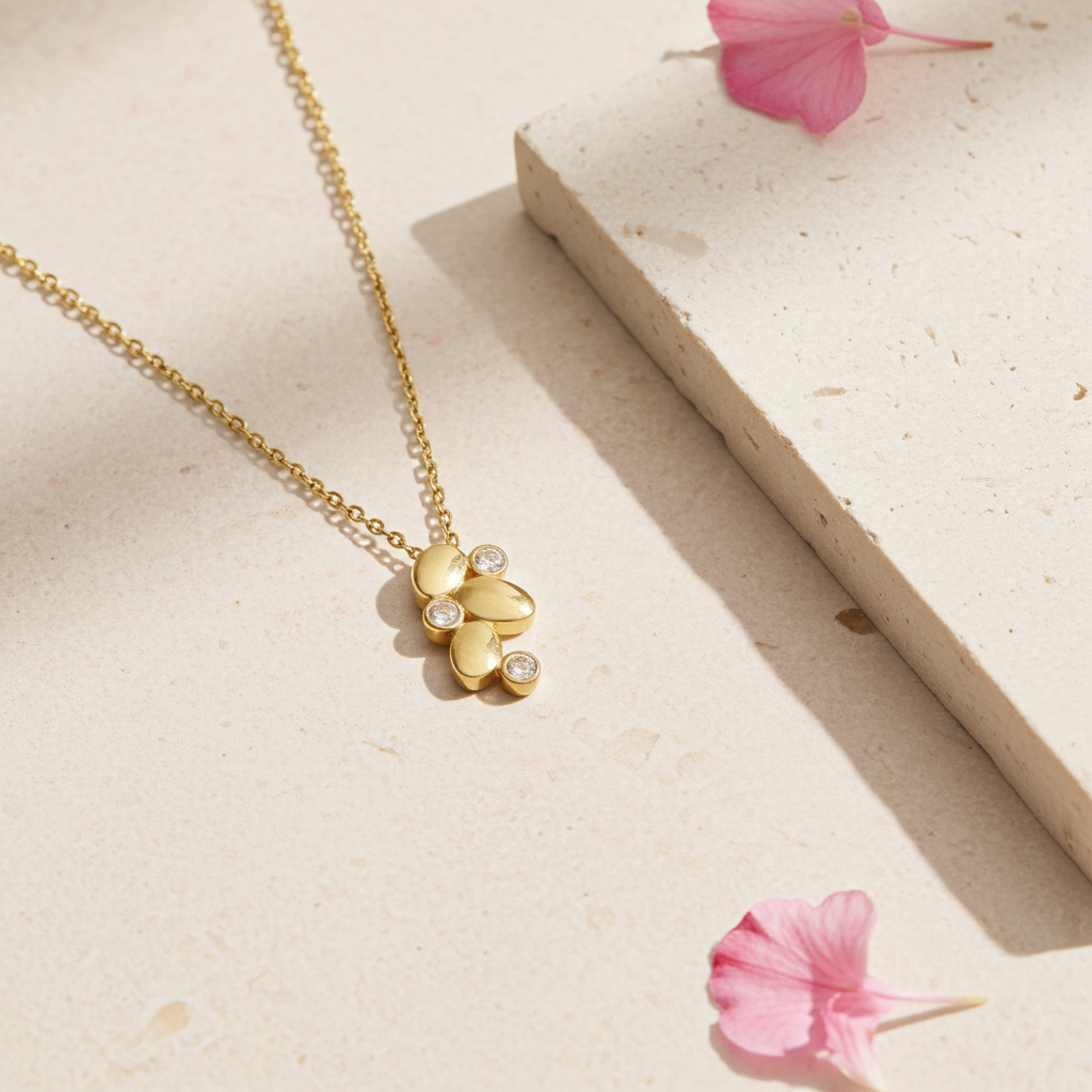 8 Karat Blad Vedhæng