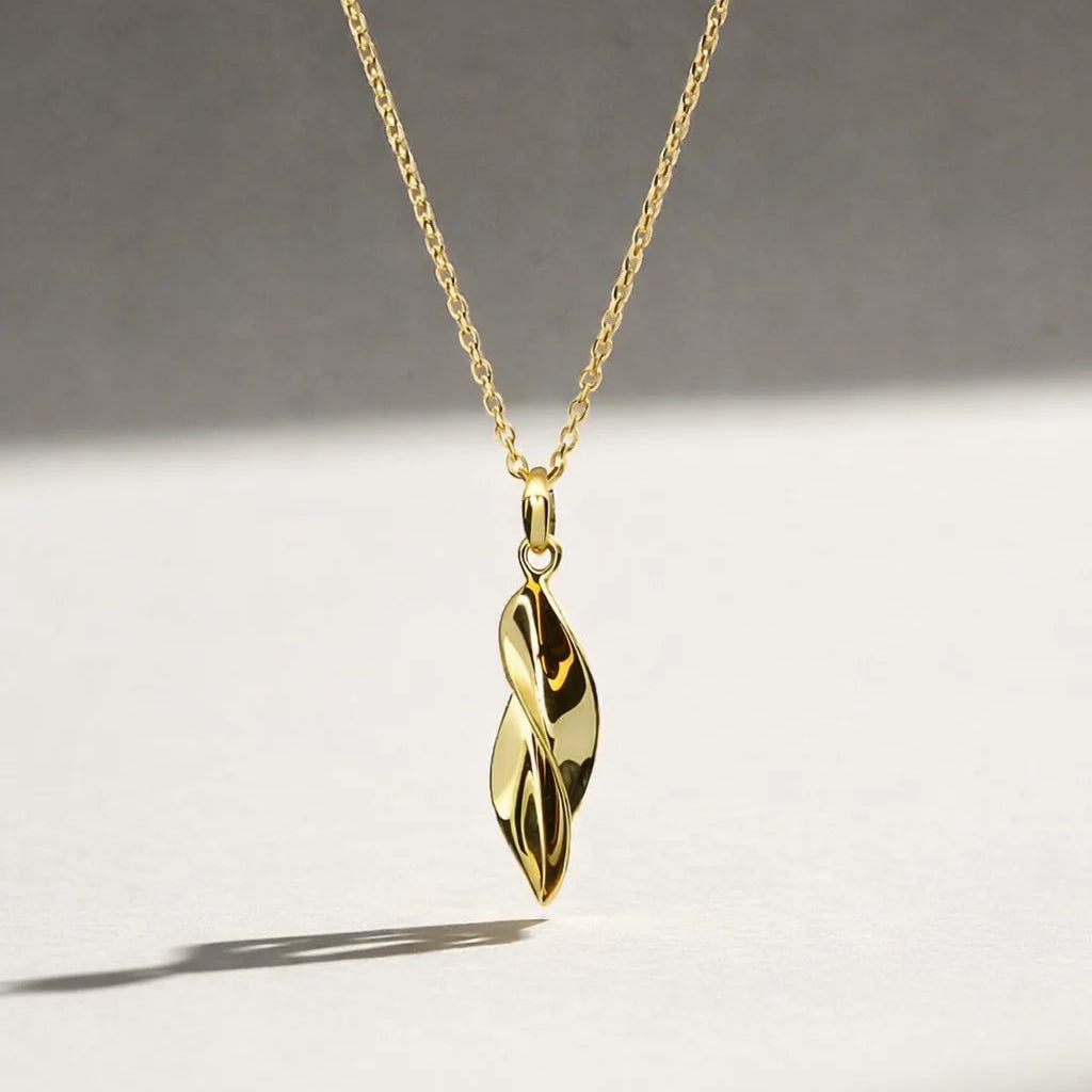 8 Karat Spiral Vedhæng
