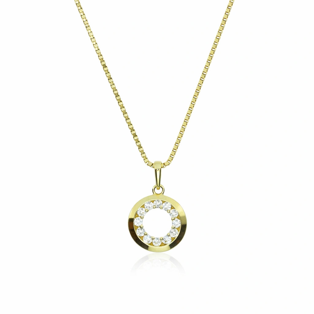 8 Karat Cirkel Vedhæng