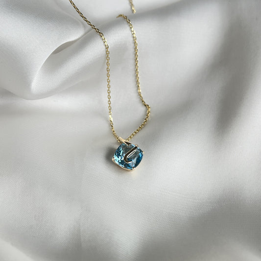 8 Karat Blue Skyline Halskæde