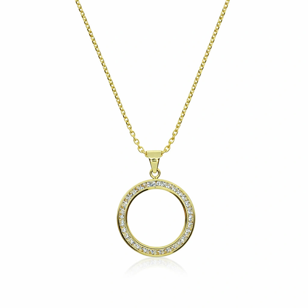9 Karat Cirkel Vedhæng