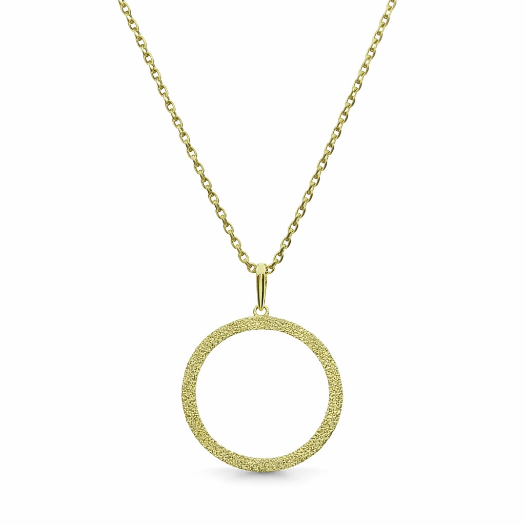 8 Karat Cirkel Vedhæng