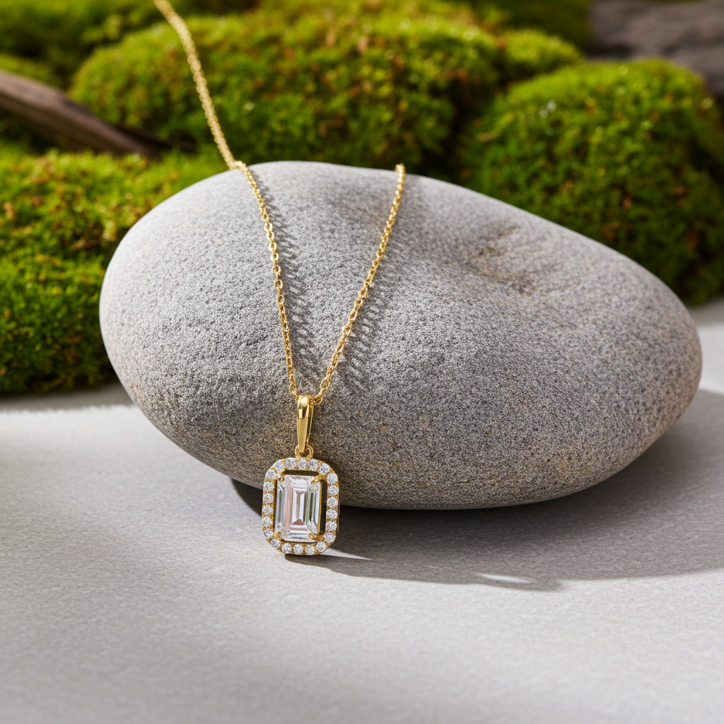 8 Karat Roset Halskæde