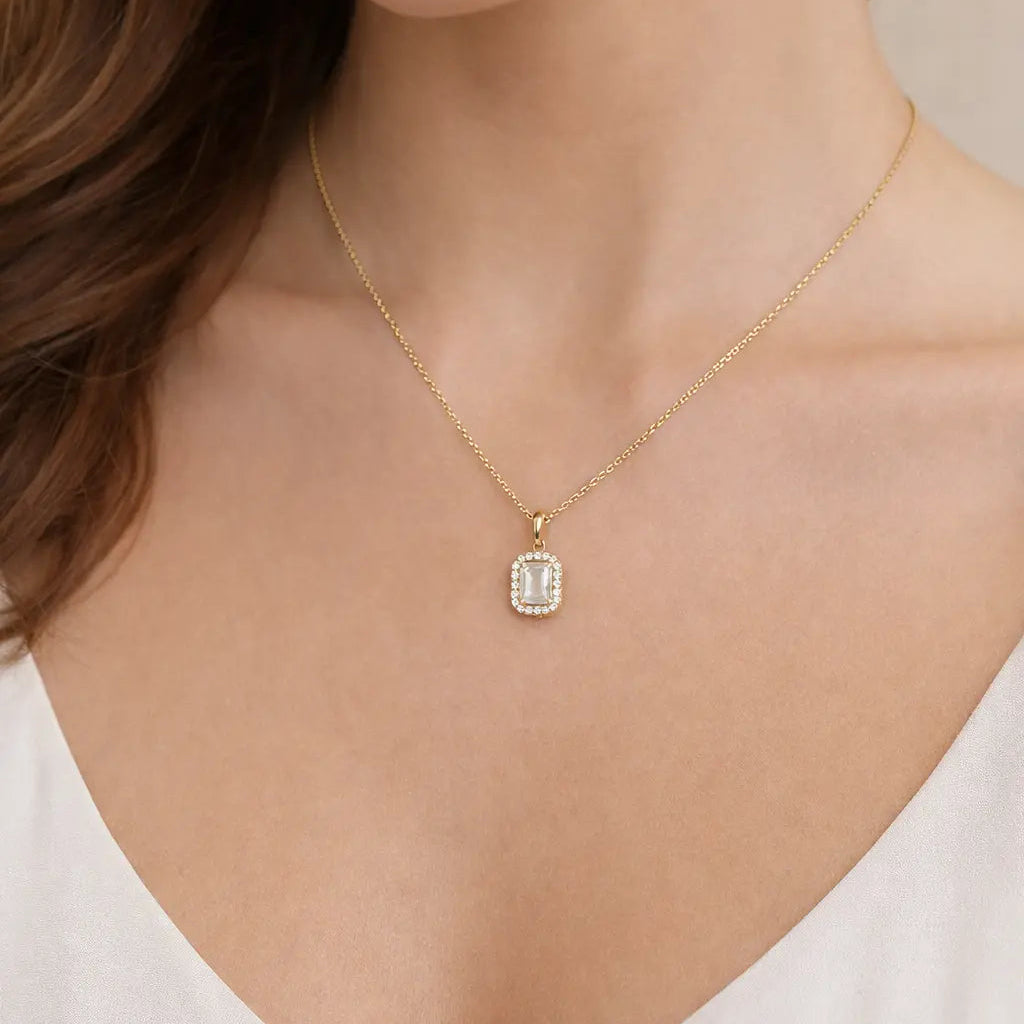 8 Karat Roset Halskæde