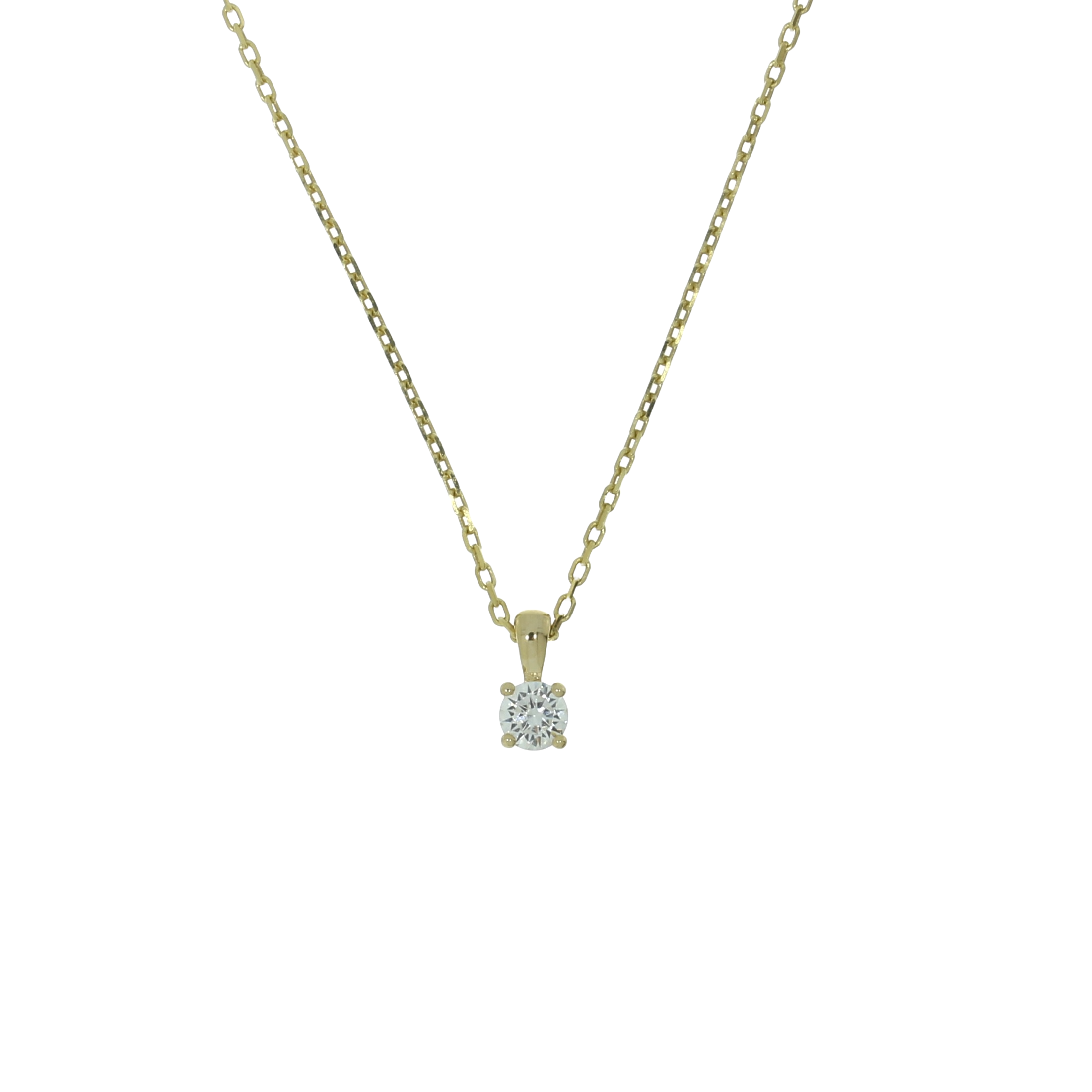 9 Karat Skinnende Classic Vedhæng