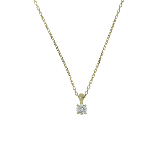 9 Karat Skinnende Classic Vedhæng