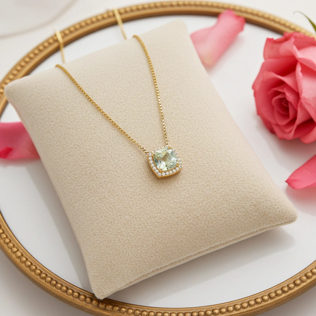 8 Karat Amé Verte Halskæde