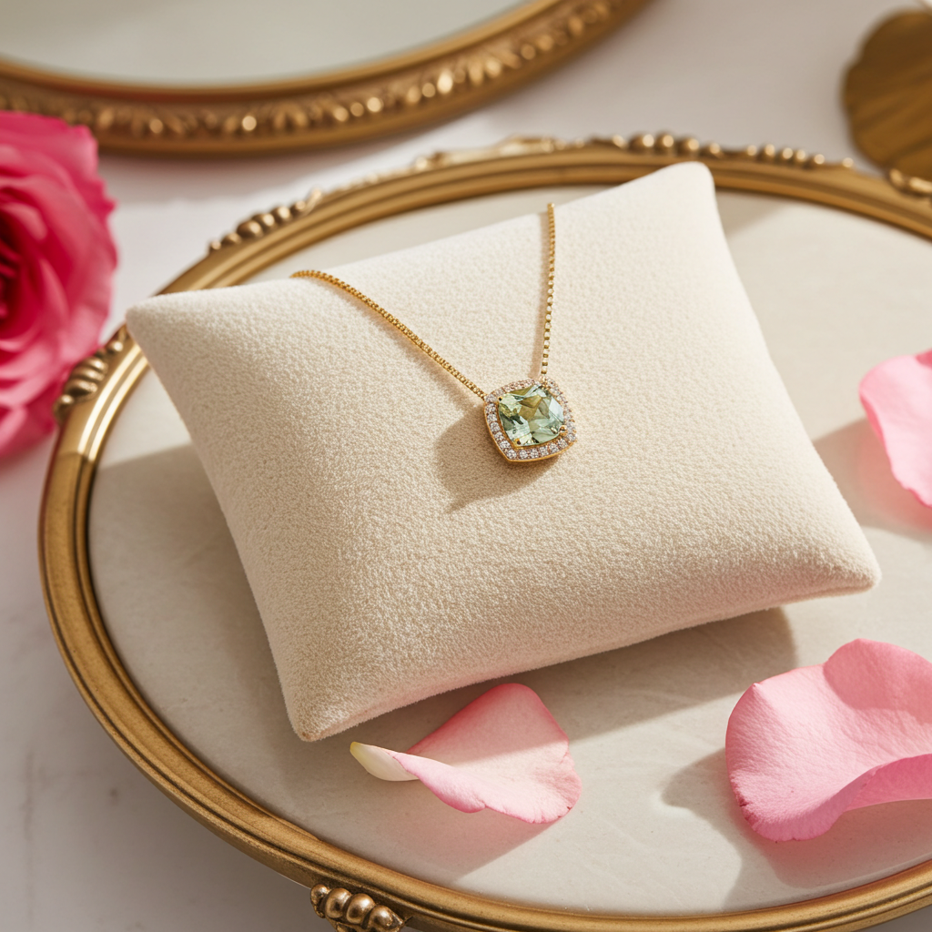 8 Karat Amé Verte Halskæde