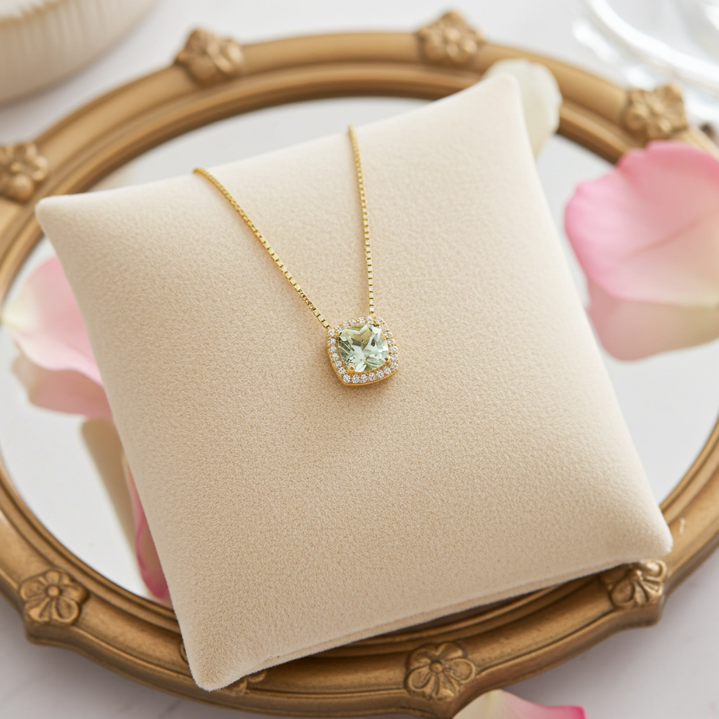 8 Karat Amé Verte Halskæde