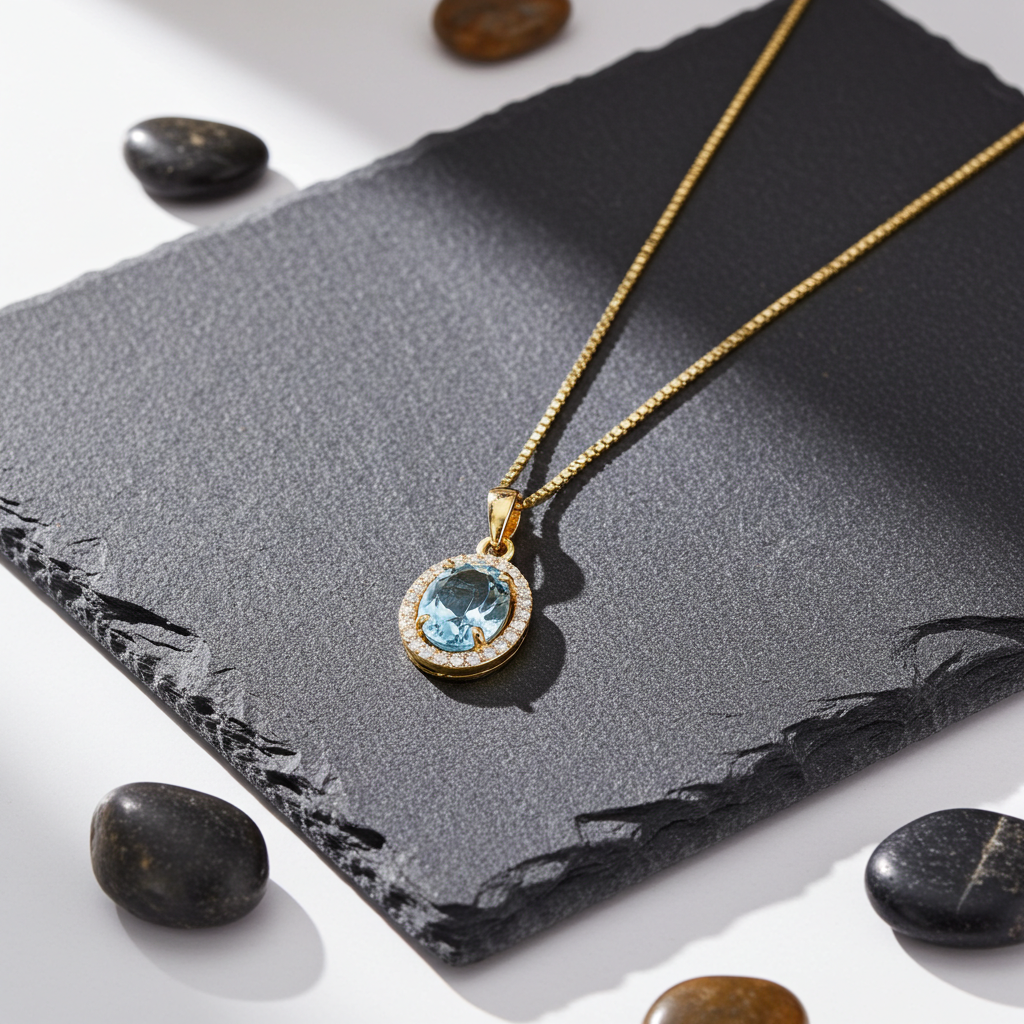 8 Karat Blue Dawn Halskæde