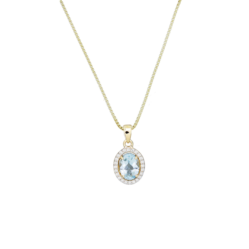 8 Karat Blue Dawn Halskæde