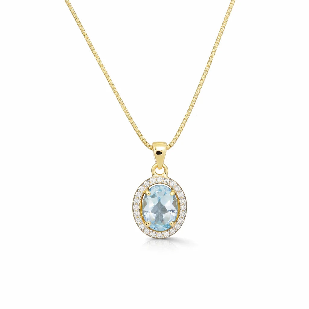 8 Karat Blue Dawn Halskæde