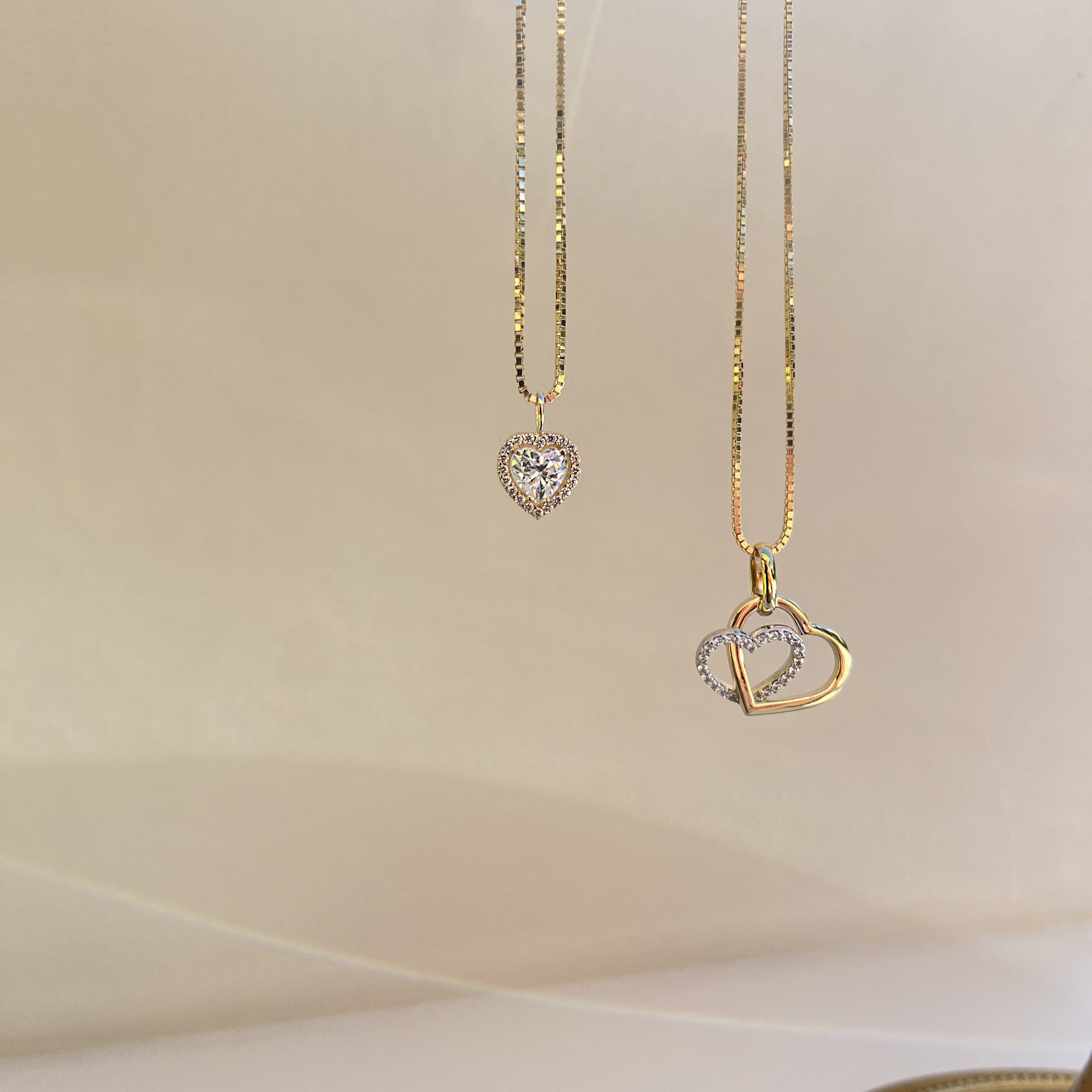 9 Karat Hjerte Vedhæng
